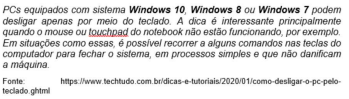 Imagem associada para resolução da questão